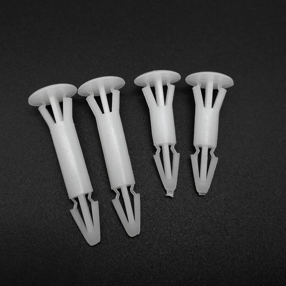 HZYUEGOU 100 Stück Nylon-Kunststoff-Abstandshalter, Niete, Push-In-Verriegelungsclip, feste Halterung für Leiterplatten, für 3-4 mm und 4,5-5,5 mm Bohrungen – Detail 4