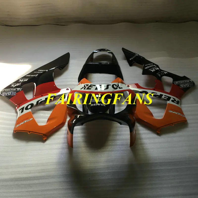 Инжекторный комплект для HONDA CBR900RR 929 00 01 CBR 900 RR CBR 900RR 2000 2001 красный orange Обтекатели на кузов+ подарки HE32