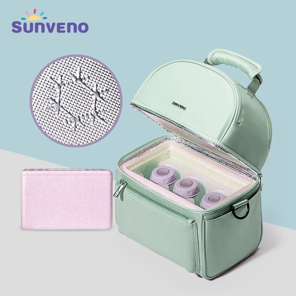 Sunveno сумка-холодильник из оловянной фольги с EPP коробкой, сумка для сохранения грудного молока, водонепроницаемые сумки для обеда пикника, теплоизоляционная сумка