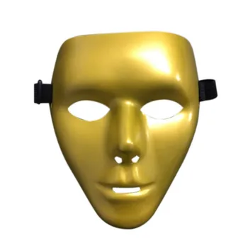 

Pennywise Mask Halloween Party DIY Gold Sliver Decoration Mask Unisex Dancing Party Novelty PVC Street Dance Party Mask