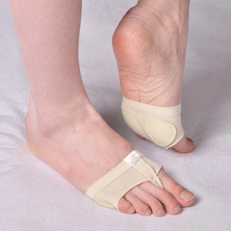 Professional Belly Ballet Dance Toe Pad Practice Shoes Foot Thong Care Tool Half Sole Gym Socks woman |
