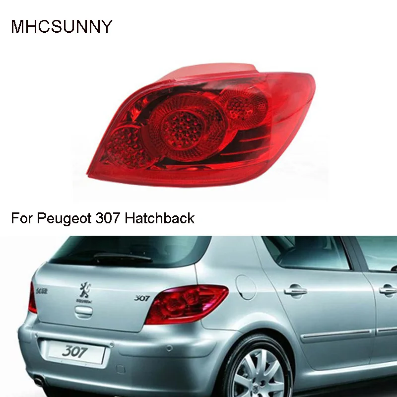 Rear Tail Light Lamp For Peugeot 307 Hatchback Housing Reversing Light