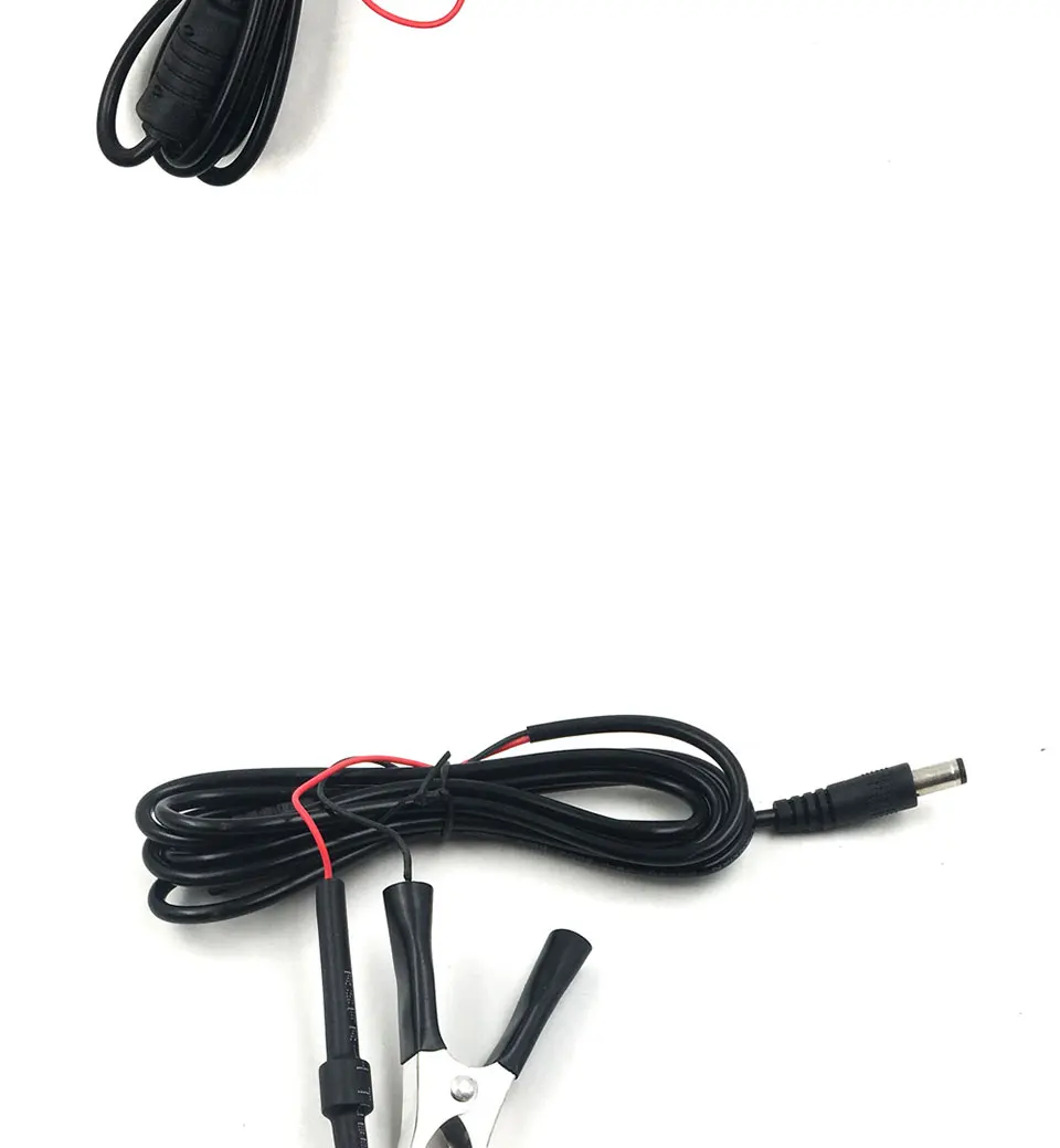 Car Battery Alligator Clips to Male DC Connector 5.52.1mm Plug Adapter for Automobile with 1.4m Wire DIY Outdoor LED Lighting (5)