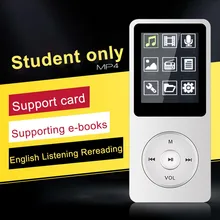 Mini Student sport MP4 Mp3 odtwarzacz muzyczny ze słuchawkami, tabela danych bezstratnej dźwięku jakość 1.8 Cal ekran wideo Playercard