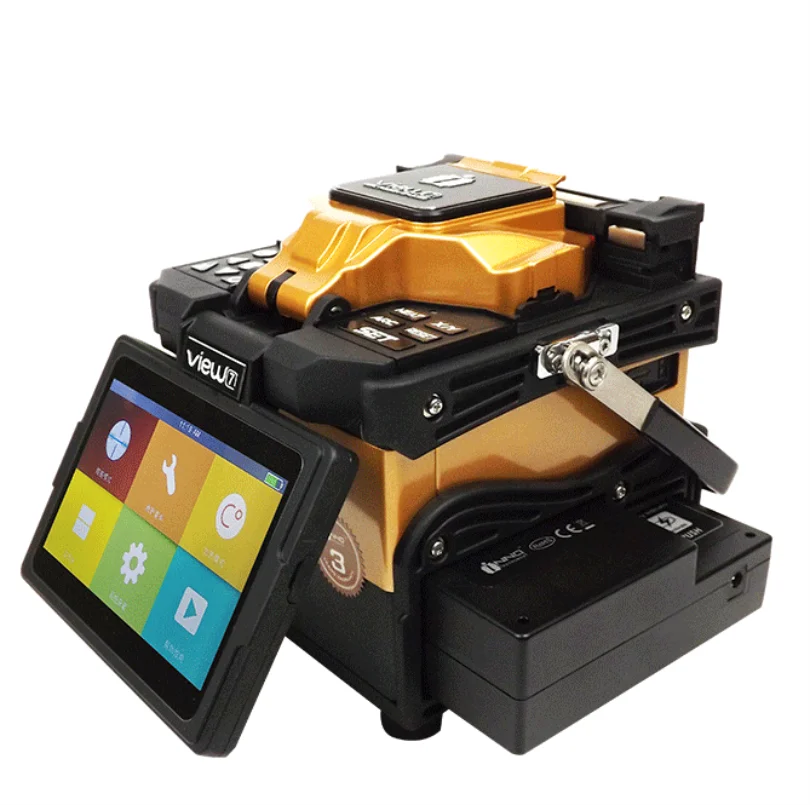 View-7 FTTH fiber optic Fusion Splicer /INNO view fiber Splicing machine price with english menu BY DHL