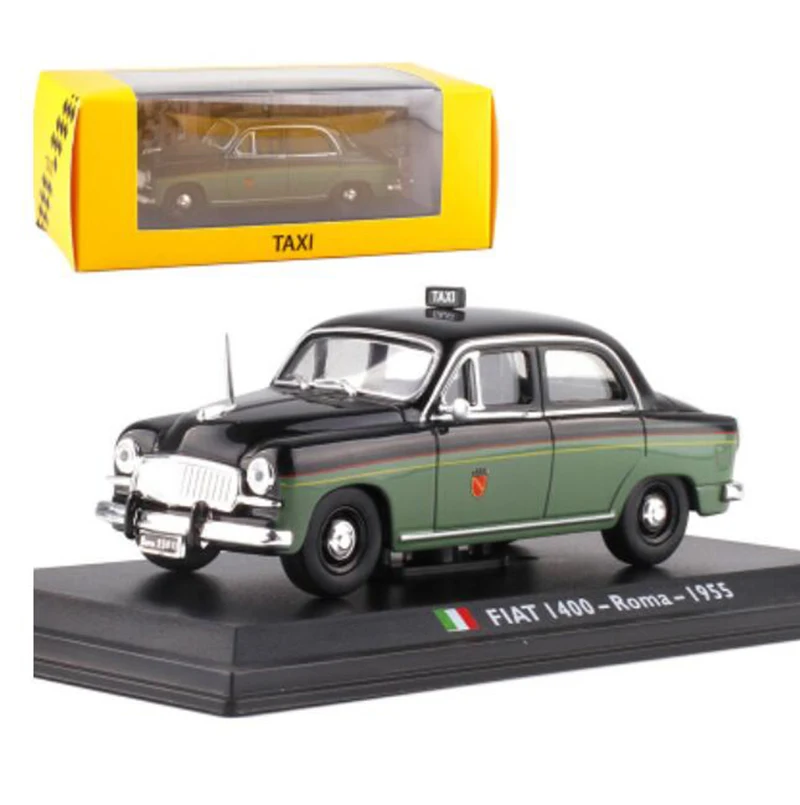 1:43 Масштаб классический Литой Сплав модель автомобиля FIAT FORD Renault Citroen такси игрушки авто автомобили подарки F показать дисплей коллекция