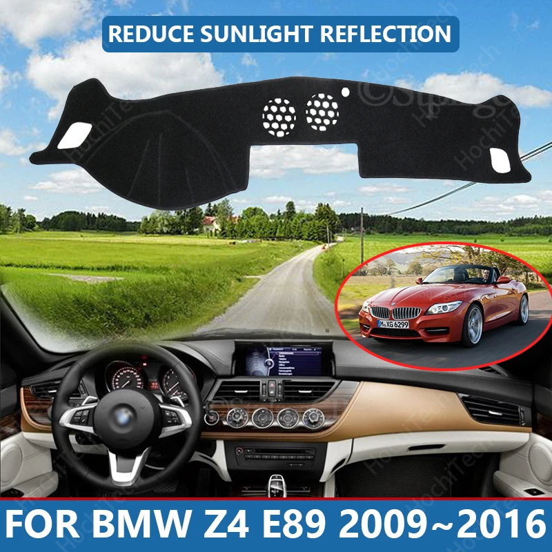 

Правый руль высокое полиэфирное волокно анти-УФ приборной панели автомобиля крышка коврик для BMW Z4 E89 2009 ~ 2016 крышка