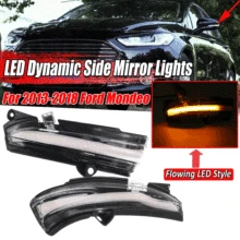 2 stücke Fließende Blinker Licht LED Seite Flügel Rückspiegel Dynamische Anzeige Blinker Für Ford Für Mondeo Für Fusion 2013-2018