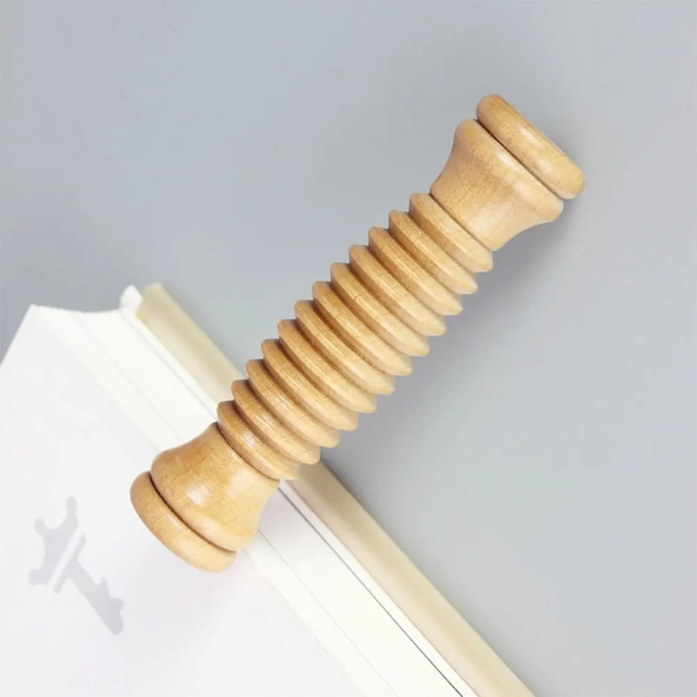 Wooden Roller Massager Wood Durable Yoga Relax Rod For Full Body Back Waist Health Care Tool For Relax