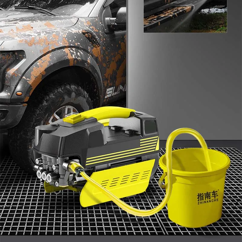 S2-002 High Pressure Car Washing Machine Household 220V Car Water Pump Automatic Portable Water Gun Cleaning Machine 1PC