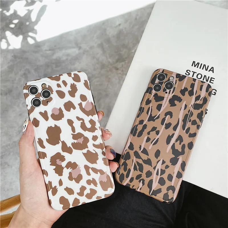 Роскошный чехол для телефона с леопардовым принтом iphone 11 Pro max 7 8 plus XR XS Max SE 2020