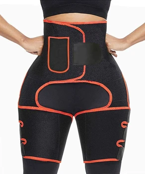 

2-in-1 High Waist Thigh Trainer for Women Shapers Slim Trimmer Butt Lifter Waist Trimmer Belt Workout Fitness Leg Shapers Sauna