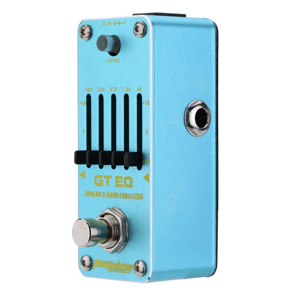 

GT EQ Electric Guitar Effect Pedal Bass Analog 5-Band Equalizer