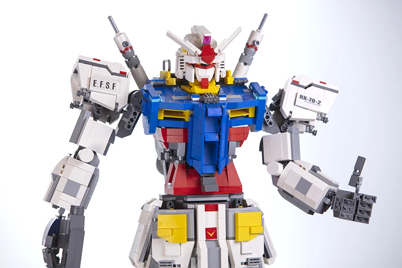 MOC супер робот войны Mecha Gundam Technic 3500 шт модель RX78-2 с фиксированным кронштейном строительный блок кирпичи рождественские игрушки