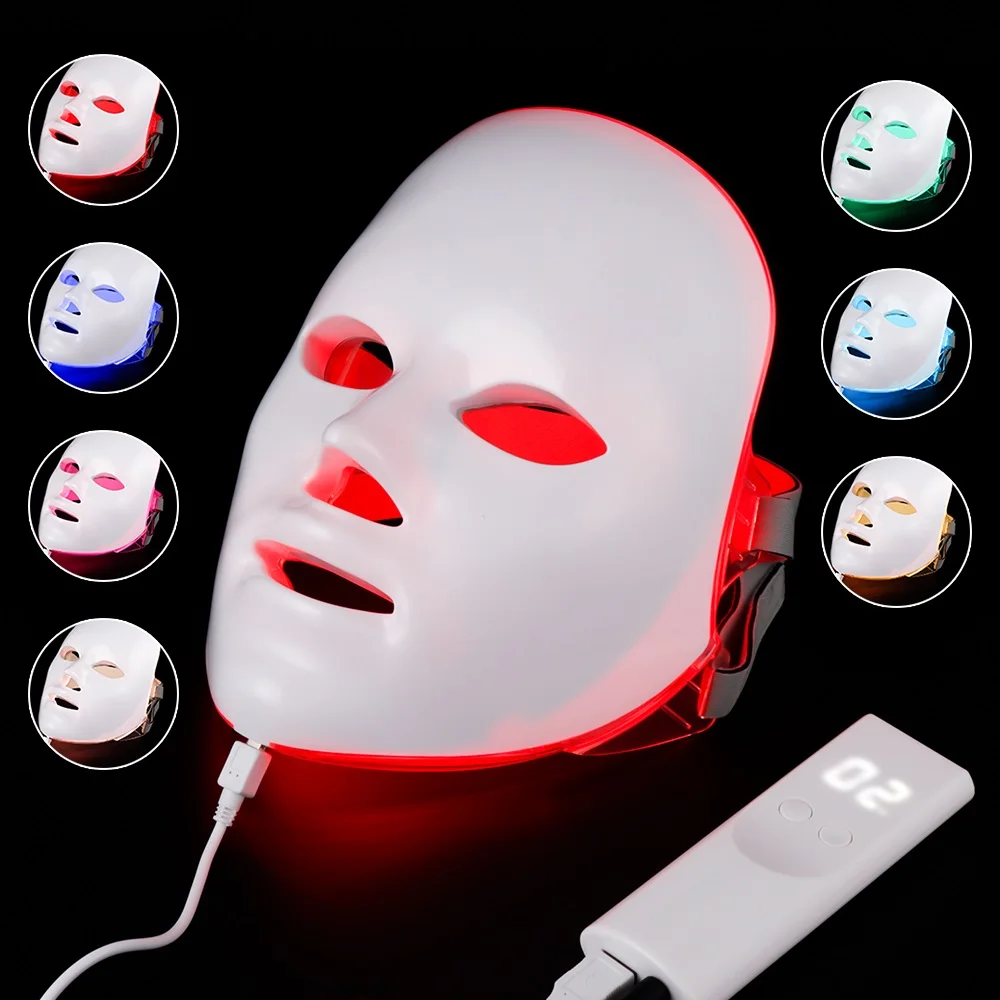 Light Wrinkle-Removal-Mask Rejuvenation Skin Face-Care Whitening Anti-Acne Beauty 7-Colors