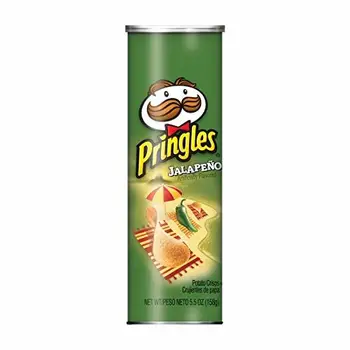 

Pringles Jalapeno Potato Crisps 158g (American)