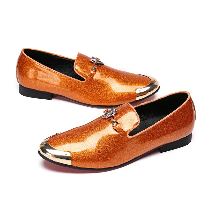

Shoes Slip-on Casual Genuine Leather Men Sapato Loafers Full Grain Leather Cow Leather Fits True to Size, Take Your Normal Size