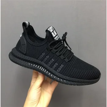 

New Mesh Casual Shoes Men Sneakers Lac-up Men Shoes Lightweight Comfortable Breathable Walking Sneakers Zapatillas Hombre 2019