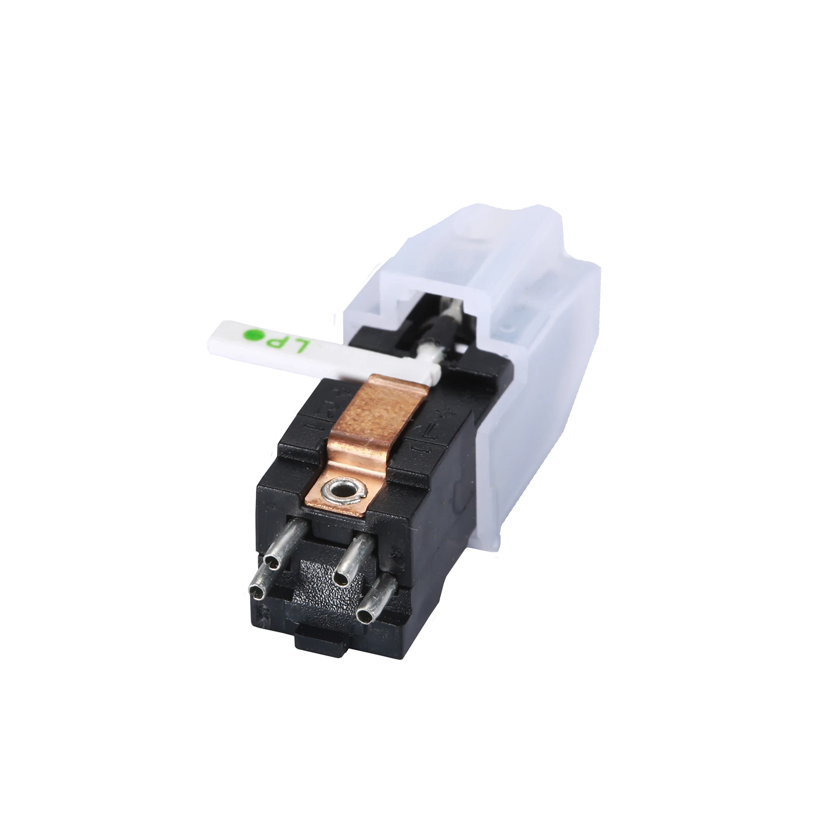 Turntable Phonograph Dual Stereo Cartridge with Red Dual Side Stylus Needle for LP/78 Vinyl Record Player Accessory Replacement