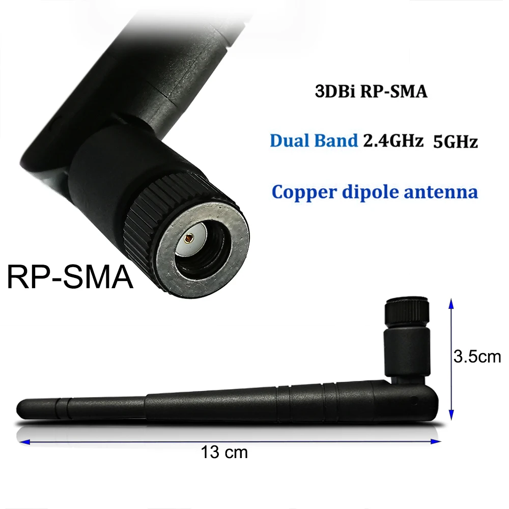 RP SMA + MHF4/IPX Pigtail 2dbi 2 4G/5G WiFi антенна для NGFF 7260 7265 3160 8260 BCM94360HMB BCM94360CS2 EM7355 ME906E ME906V|wifi
