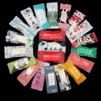

100pcs/lot Nougat Wrapping Handmade Bakery Candy Bag Multiple styles Handmade Wedding Party DIY Plastic Sugar Bonbon Gift Bags