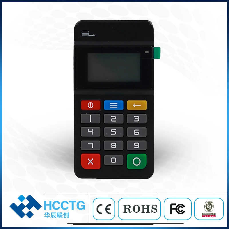 PCI EMV Payment MSR & Contact & Contact Card Reader Bluetooth MPOS Terminal HTY711