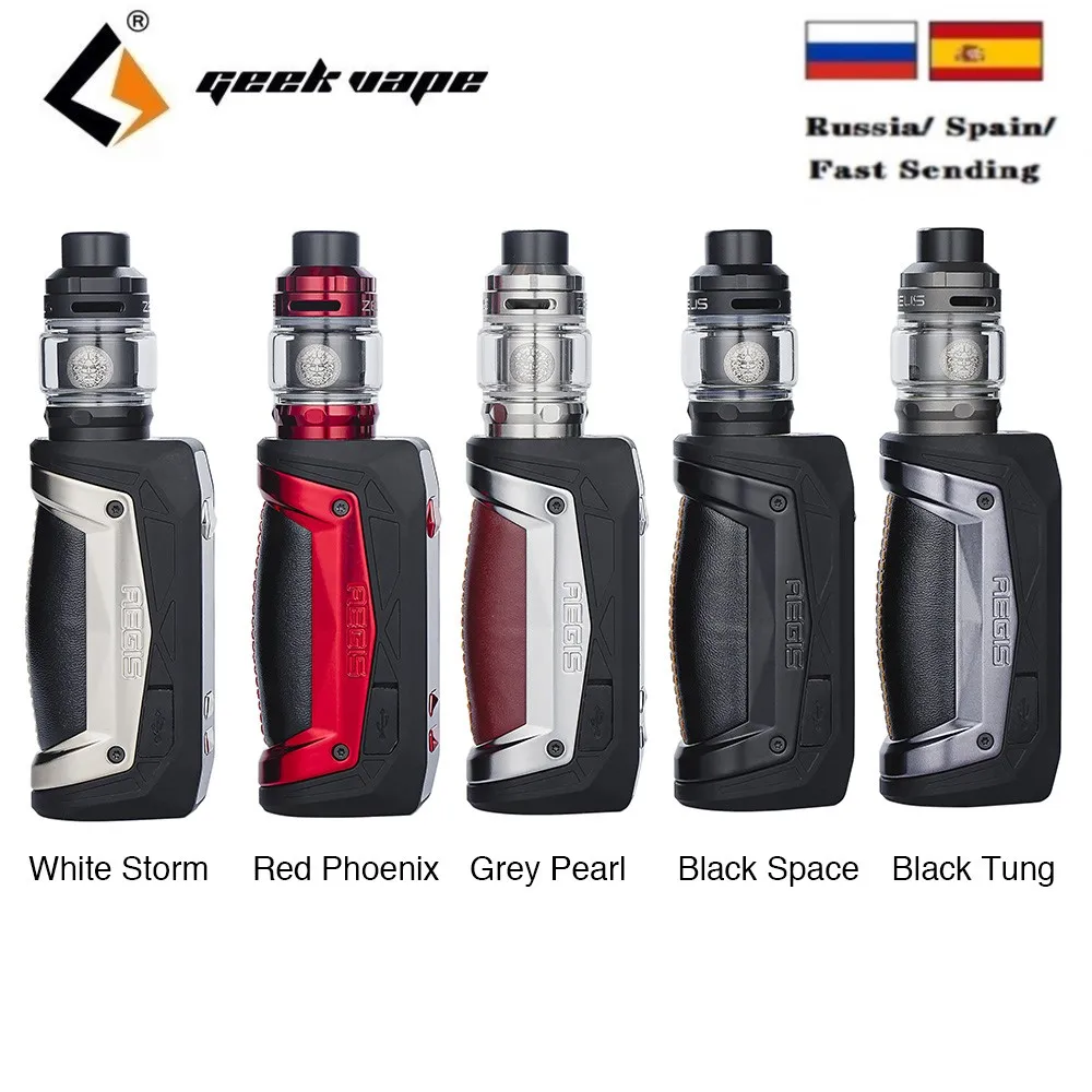 Geekvape Aegis Max с выходной мощностью 100 Вт помощью одного внешнего аккумулятора 21700 и