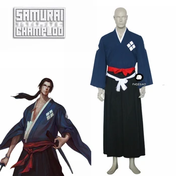 

High Quality Samurai Champloo Jin Kimono Cosplay Costume Cosplay Costume Halloween Christmas Costume