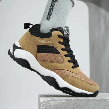 

2020 Autumn Male Running Shoes Breathable Sports Shoes For Mens Mid-Top Gym Sneakers Men Comfortable Athletic Shoes Man Big Size