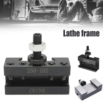

250-001 Mini Lathe Post Holder Turning and Facing Tool Post Holder Quick Change Tool Metal Work Tool Engine for DIY Lathe CLH@8