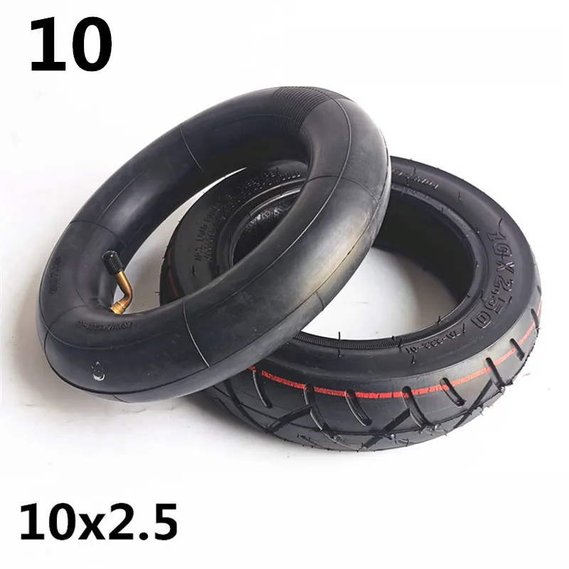 

Надувной клапан с поворотом на 45 градусов, 10-дюймовая внутренняя трубка с внешней шиной 10 дюймов, колесо для воздушной надувки для скутера, коляски, шина 10X2,50