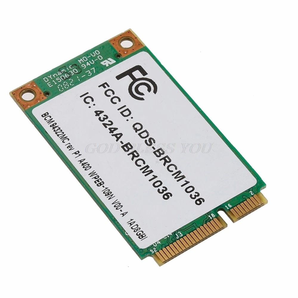 Беспроводной-N wifi BCM94322MC 300M двухчастотный, компактный карта pci-e для hp SPS: 487330-001