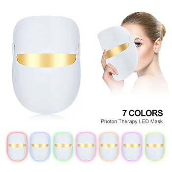 

7Colors LED Light Therapy Face Mask Beauty Device Effective Facial Luminotherapie Anti Acne Wrinkle Bright Skin Tighten Machine