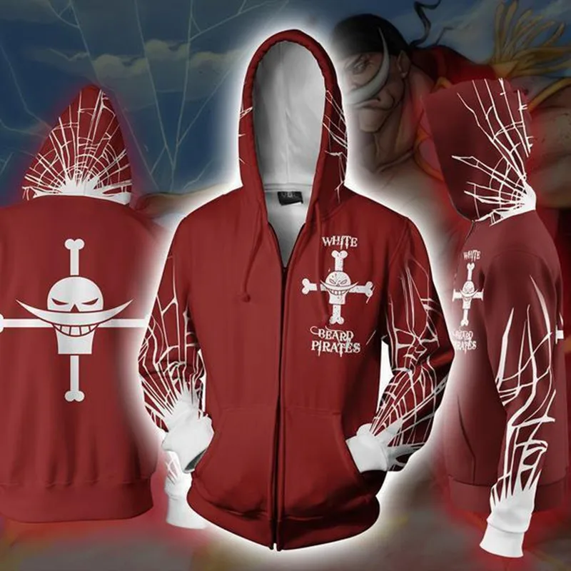 one piece whitebeard hoodie