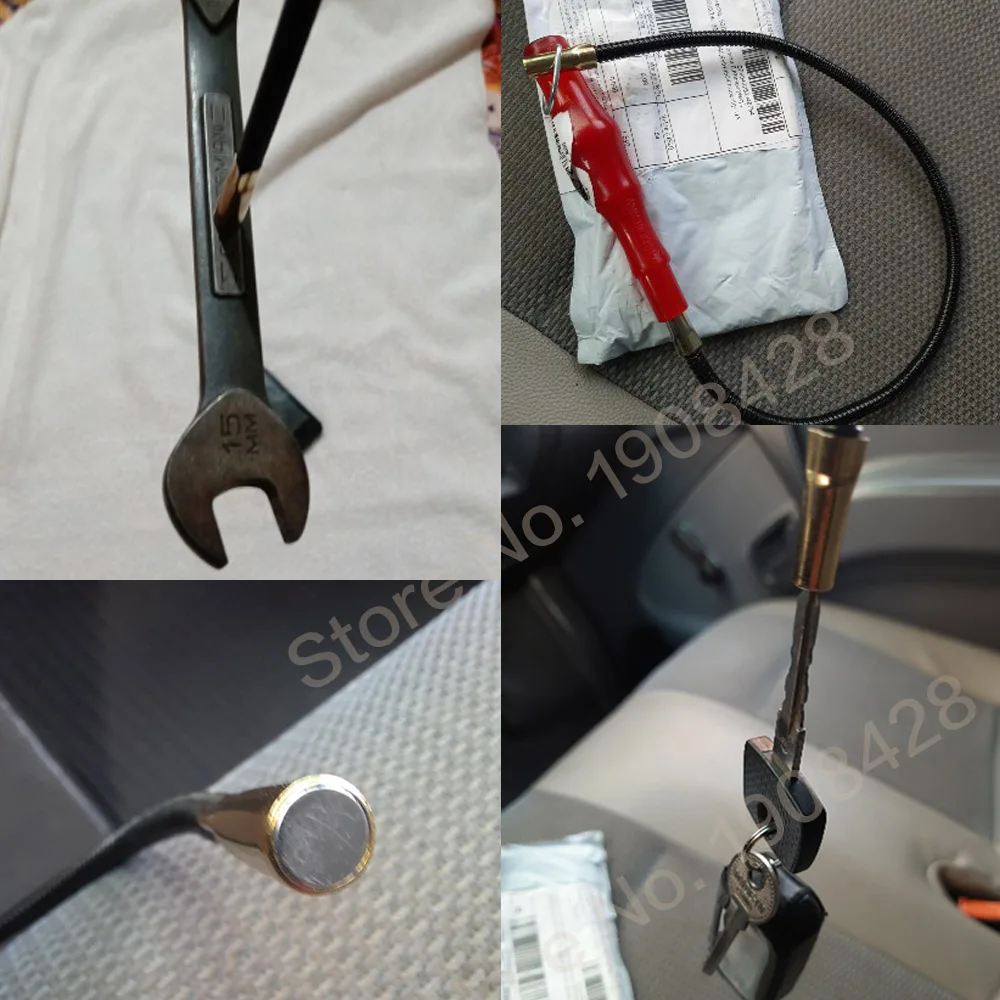 Foldable Strong Magnetic Pickup Tool Metal Flexible Pick Up Tool Suction Bar Magnet Spring Grip Grabber Portable Hand Tools - Image 2