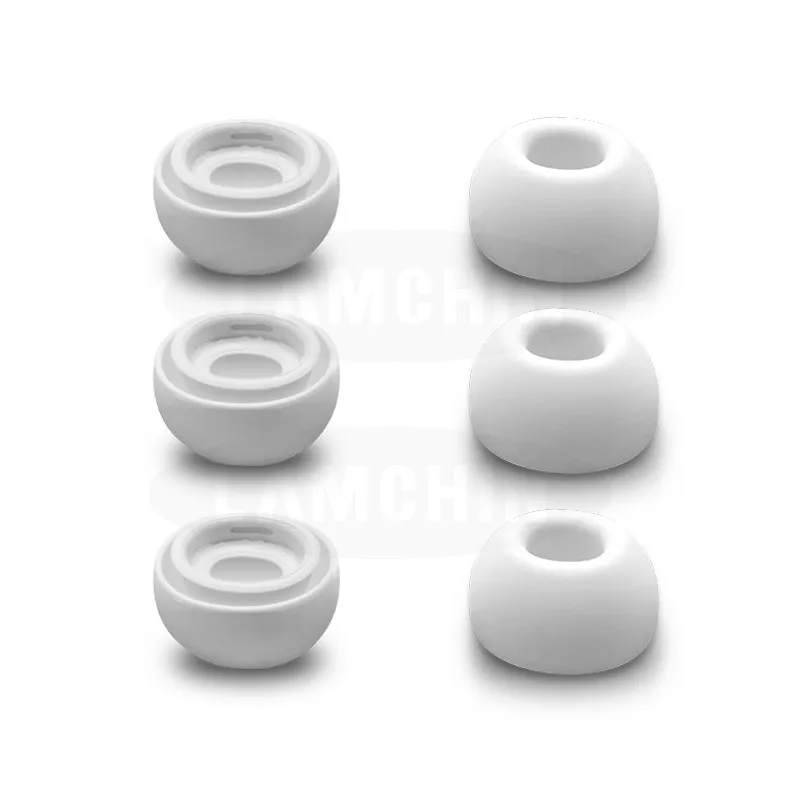 3 pairs Противоскользящие наконечники для наушников Airpods Pro, высококачественный силиконовый чехол, наконечники для наушников, шумоподавление, звукоизоляционные затычки для наушников AirPods 3 - Цвет: 3 pairs