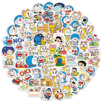 

80 Pcs/Set Doraemon Graffiti Stickers For Luggage Laptop Notebook Refrigerator Car Motorcycle Toy Phone Cartoon Stickers
