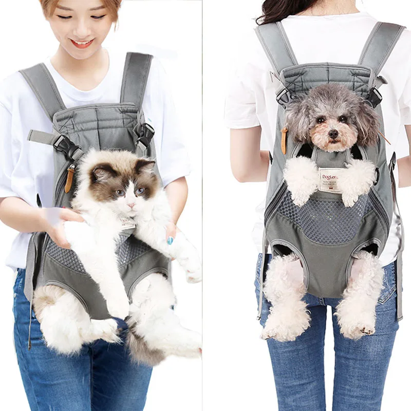 Benepaw Dog Carrier Backpack Adjustable Pet Carriers Front Facing  Hands-Free Safety Puppy Travel Bag For Small Medium Dog - AliExpress