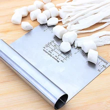 1 шт. Кухня из нержавеющей стали для выпечки фонданта лопатки для теста скребок для украшения торта инструменты резак аксессуары для пиццы