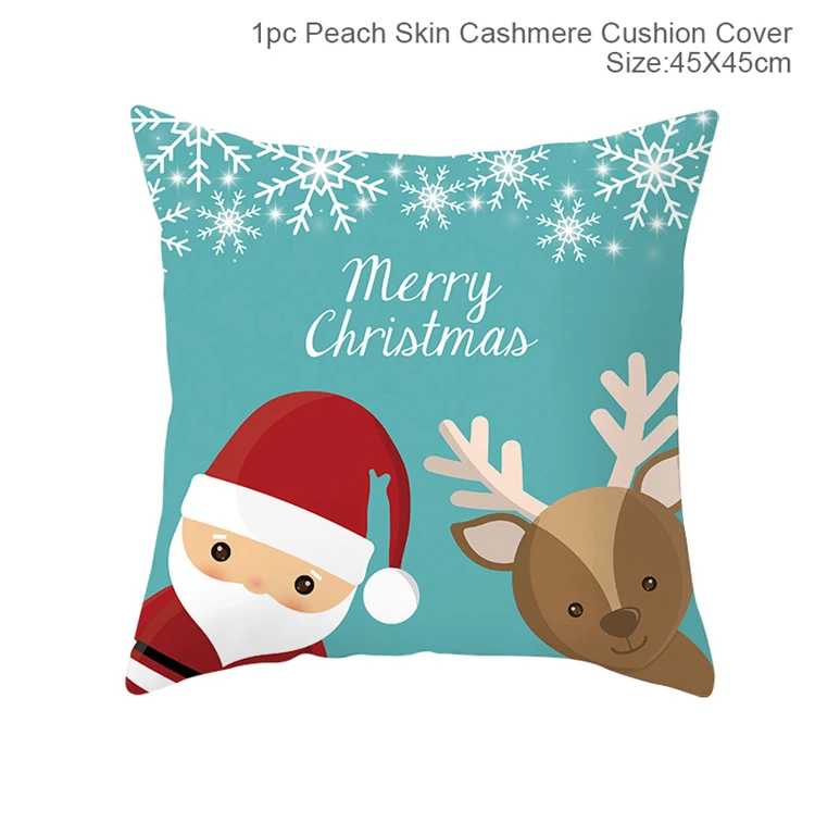 FRIGG Christmas Cushion Covers Christmas Pillowcase Merry Christmas Decor for Home Navidad Noel Happy New Year - Цвет: Pillowcase 53