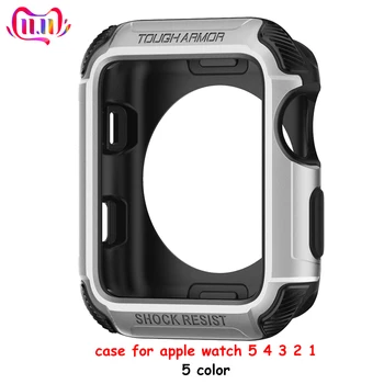 

Cover For Apple Watch Case Apple watch 5 4 44m 40mm iWatch 3 2 1 42mm 38mm All-around Screen Protective Bumper watch Accessories