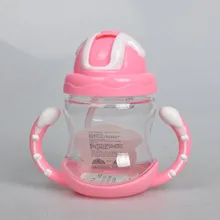 

Newborns Baby Feeding Bottle Baby Nursing Bottle With Handle PP Nursing Training Bottle 320ml