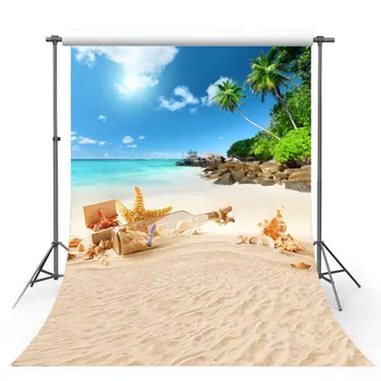 

TAIBO Vinyl Background Photography Beach and Ocean Background Seascape Photo Studio Backdrop Photocall