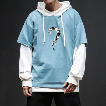 

2019 XXXtentacion Hoodies Pop Fashion Stitching color Warm Soft Women Hoodies Unisex Street style Sweatshirt Hip Hop Clothes