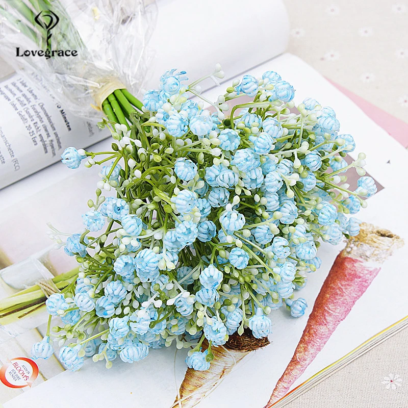 Lovegrace Artificial Flower Wedding Bouquet Baby S Breath Wedding Supplies Bride Bouquet Flower Forest Style Fake Baby S Breath Wedding Bouquets Aliexpress