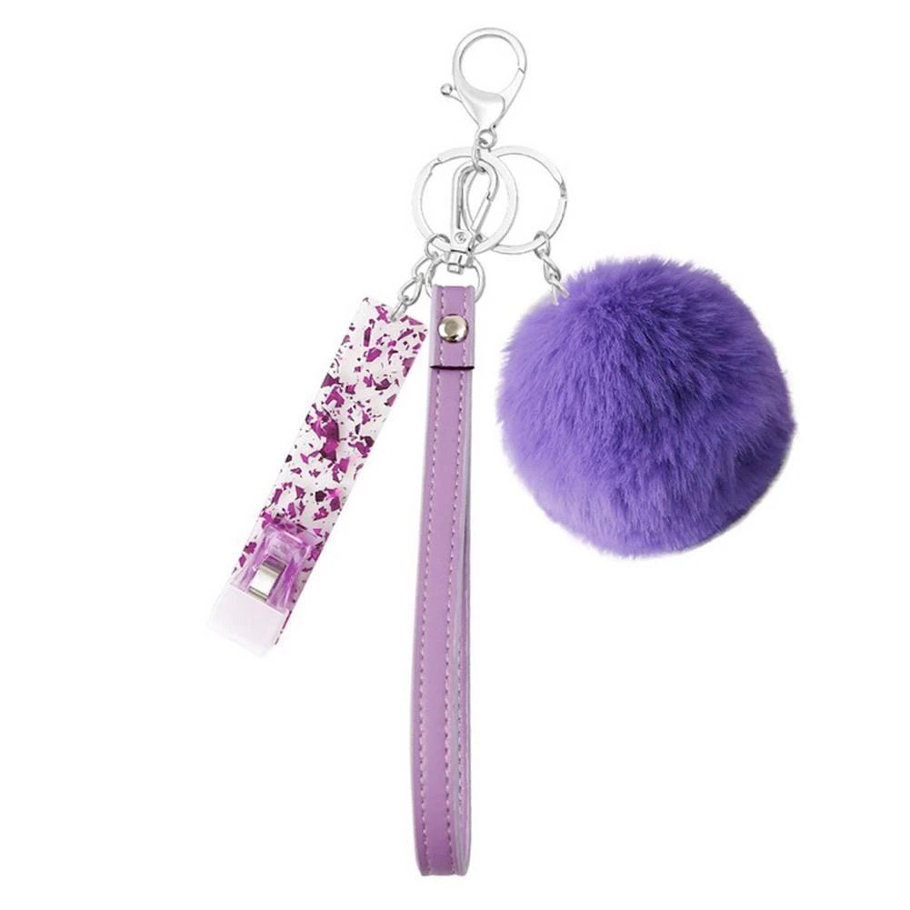 Card Grabber Keychain Card Grabber For Long Nails Acrylic Credit Card Puller  With Hairball And Plastics Clip Accessories For Wom|Key Chains| - AliExpress