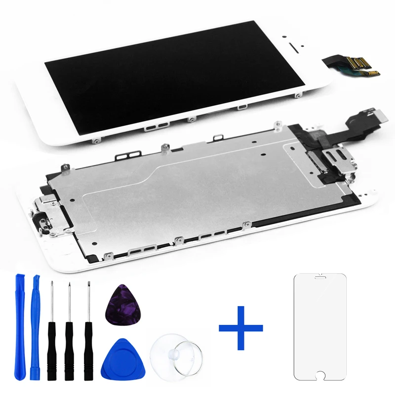 Полный комплект LCD в сборе для iPhone 6 / 6P 6S Plus OEM дисплей с кнопкой возврата домой
