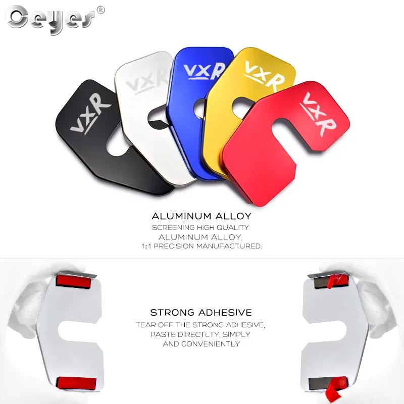 Car Door Lock Cover 4pcs For Vauxhall VXR Insignia Astra Mokka