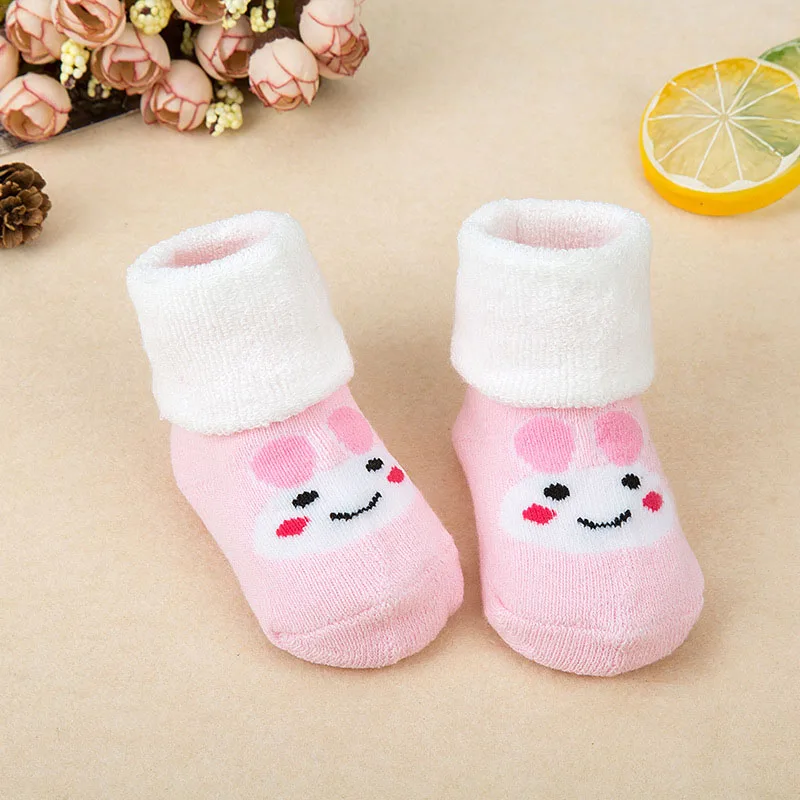 Детские полосатые махровые носки; милые хлопковые толстые теплые носки с рисунком для маленьких мальчиков и девочек; недорогие аксессуары