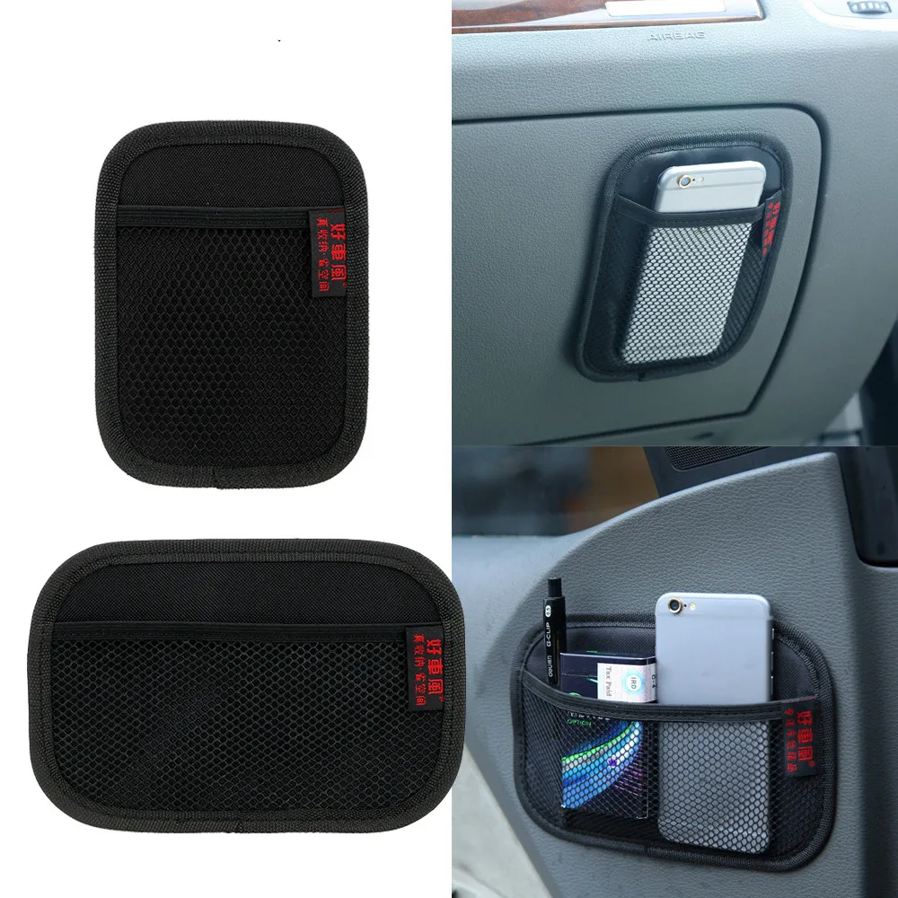 Universal Car Storage Bag Brand Stick-up Mesh Net Phone Holder Organizer Pouch Seat Back | Автомобили и мотоциклы